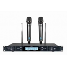 U段一拖二无线麦克风(600频段)主机