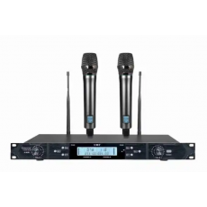 U段一拖二无线麦克风(600频段)主机